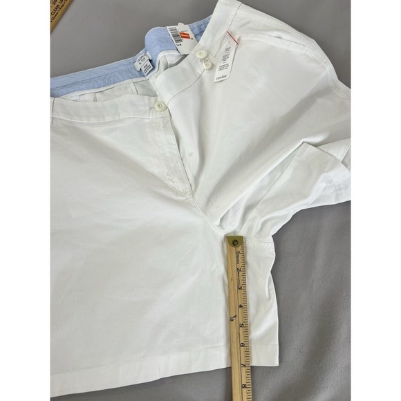 Crown & Ivy‎ Caroline Classic Fit Woman's Shorts White Size 20W NEW - Picture 4 of 7